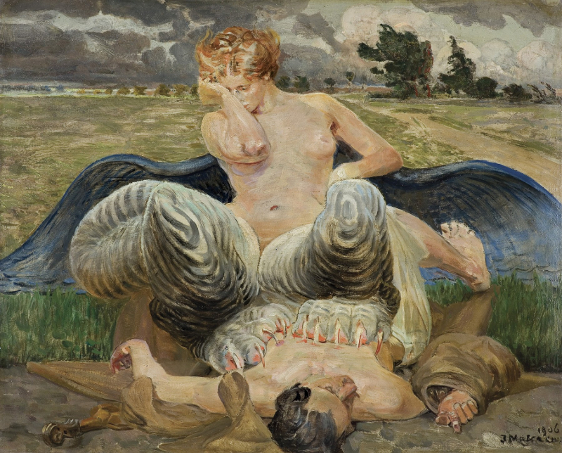 Jacek Malczewski - Artysta i chimera. 1906.
